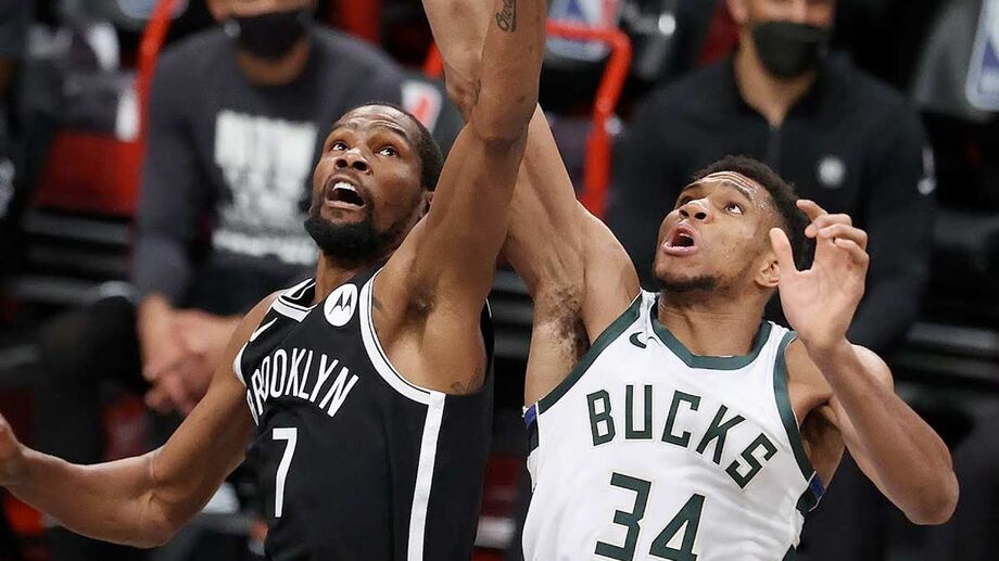 Ainda sem James Harden, diagnosticado com uma fisgada no músculo posterior da coxa direita, Bruce Brown Jr. foi o escolhido para iniciar o jogo