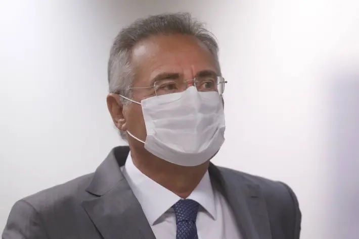 Senador Renan Calheiros, relator da CPI da Covid