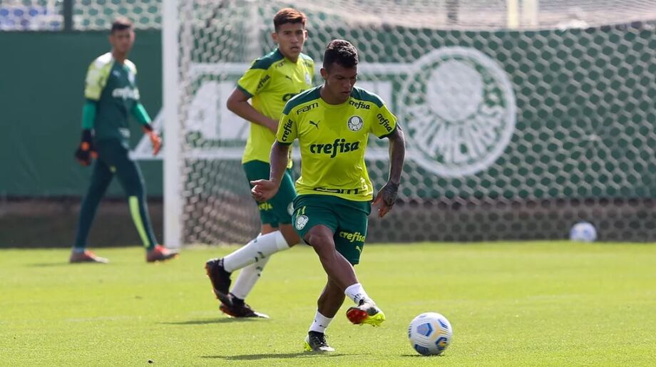 Gabriel Veron, atacante do Palmeiras