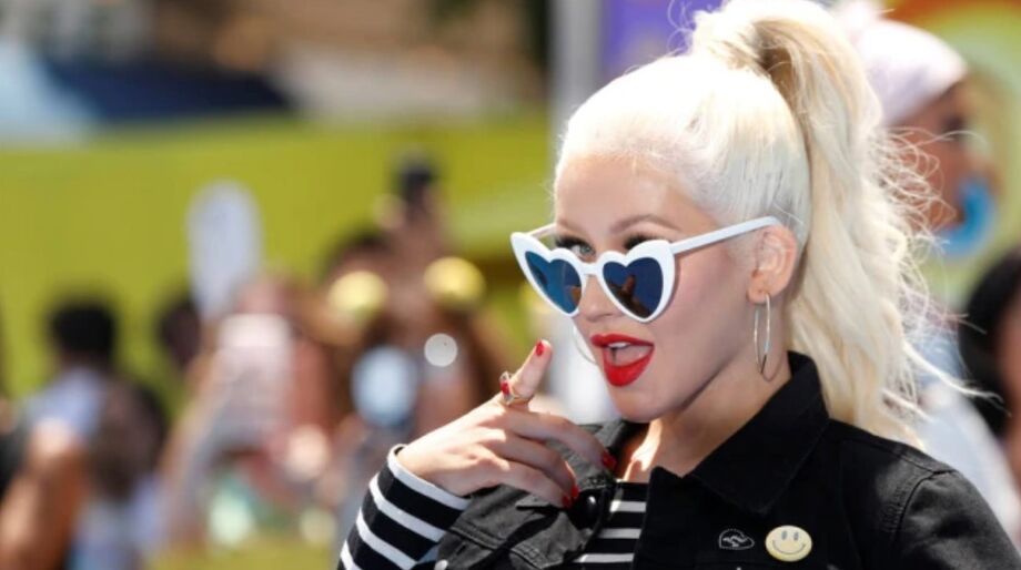 A cantora Christina Aguilera em 2017