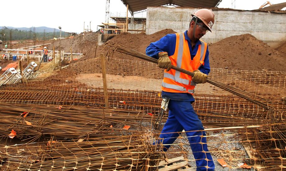 A construção havia retraído em 2017 e 2018 e voltou a crescer em 2019, alcançando 1,5%