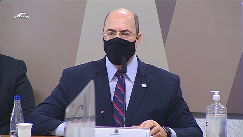 O governador afastado do Rio Wilson Witzel