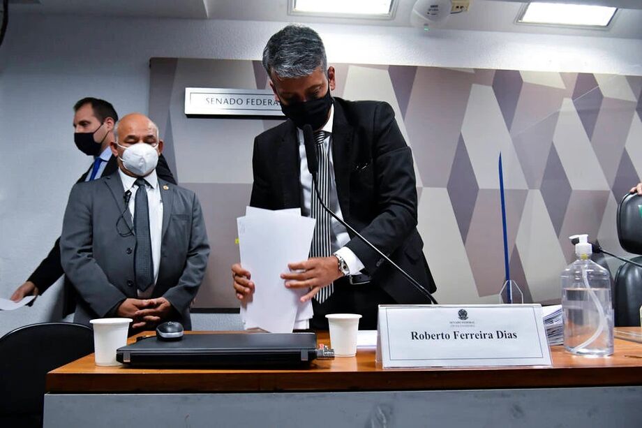 O ex-diretor do Departamento de Logística do Ministério da Saúde, Roberto Ferreira Dias, exonerado do cargo em junho