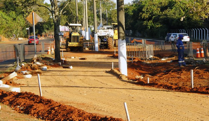 Em mais um fim de semana de obras no Parque dos Poderes, frequentadores do projeto Amigos do Parque, que utilizam a área verde para atividades esportivas e de lazer, devem ficar atentos