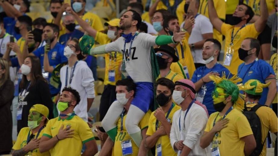 Cerca de 6 mil torcedores estiveram presentes no Maracanã para a final da Copa América