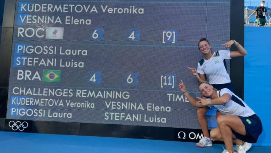 Luisa Stefani e Laura Pigossi conquistam bronze improvável em Tóquio