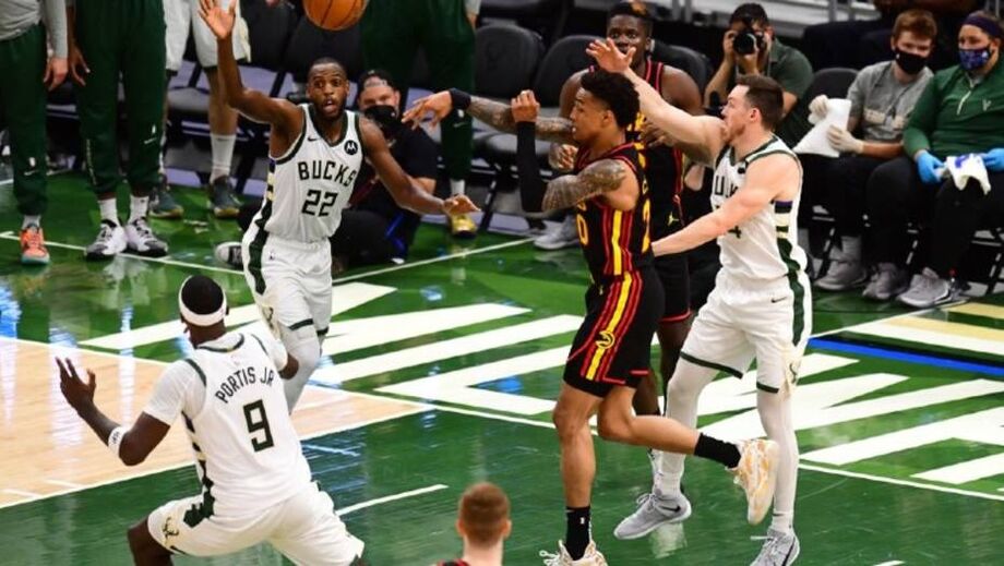 Bucks bateram Hawks e abriram 3 a 2 na série final da Conferência Oeste