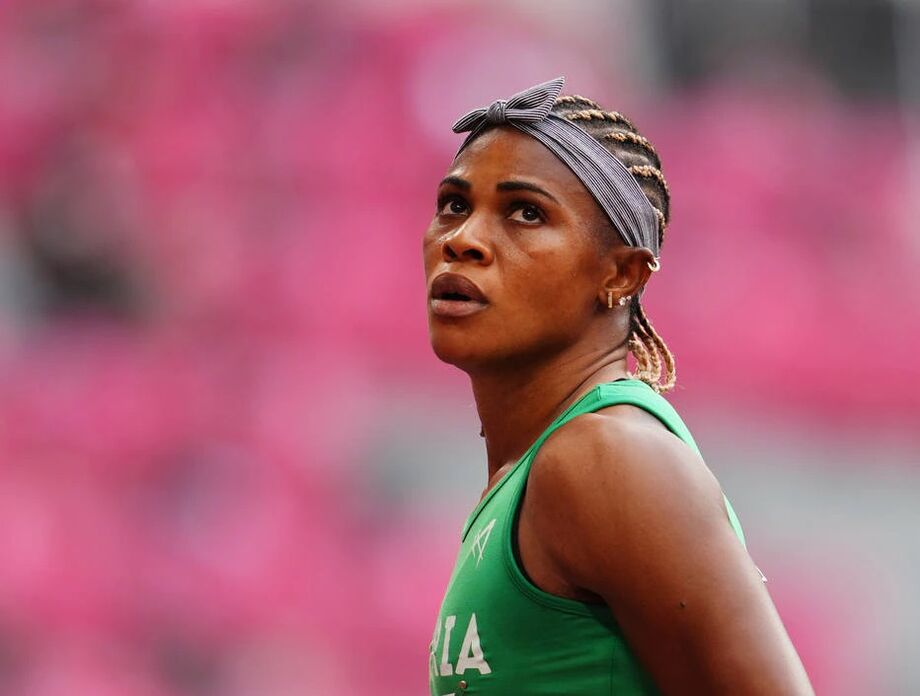 A nigeriana Blessing Okagbare, desclassificada após testar positivo para hormônio de crescimento nos Jogos de Tóquio