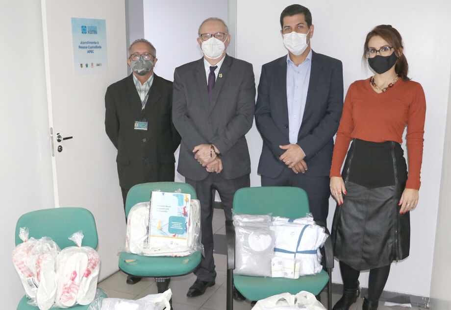 TJMS e Agepen entregam insumos emergenciais a custodiados