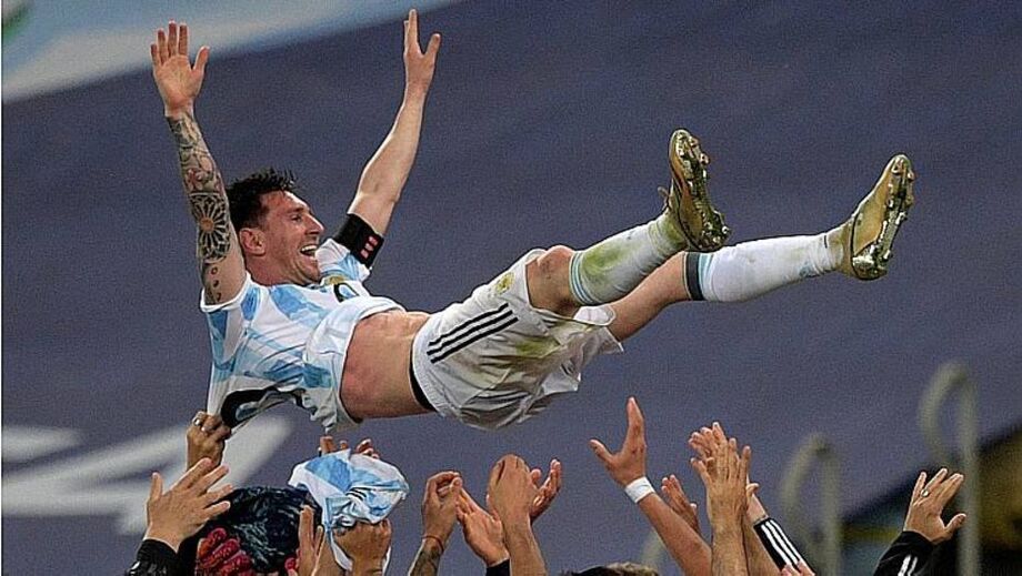 Craque da Copa América, Messi celebra 'tirar um peso das costas' com a Argentina