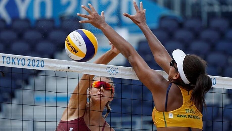 Ana Patrícia e Rebecca são superadas por dupla da Letônia