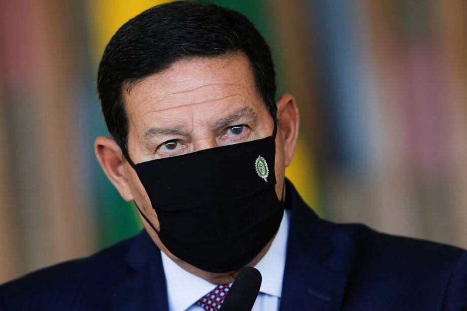 O vice-presidente Hamilton Mourão