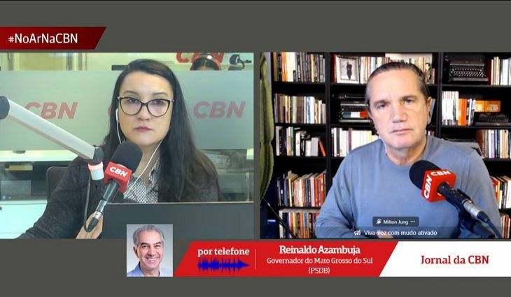 Governador falou também sobre a retomada da economia em entrevista à rádio CBN Nacional