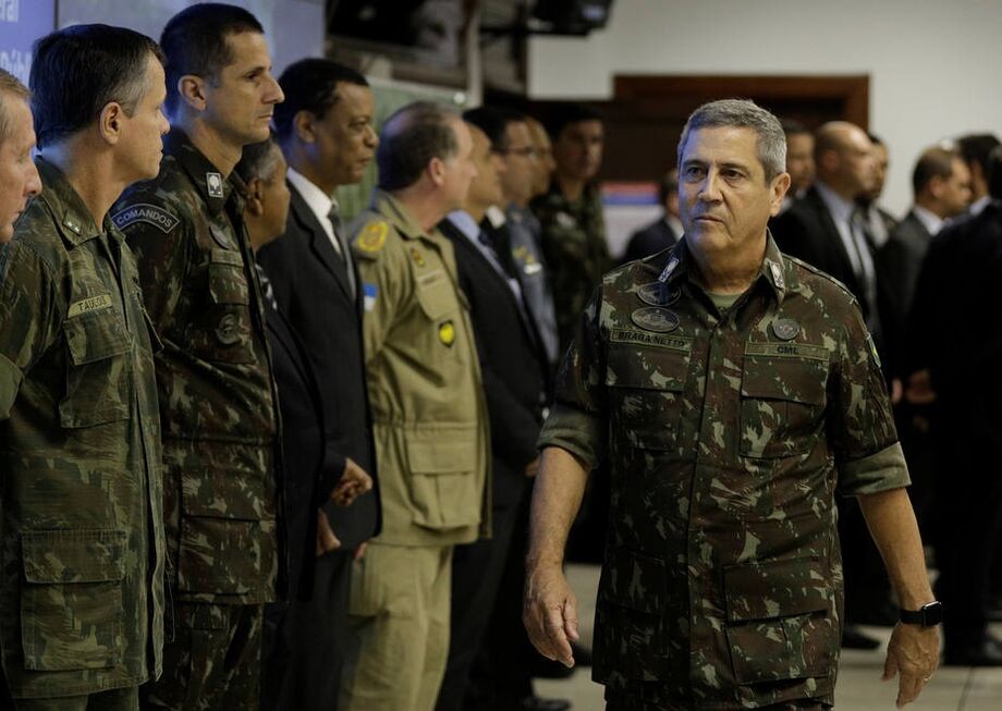 O general Walter Braga Netto, ministro da Defesa