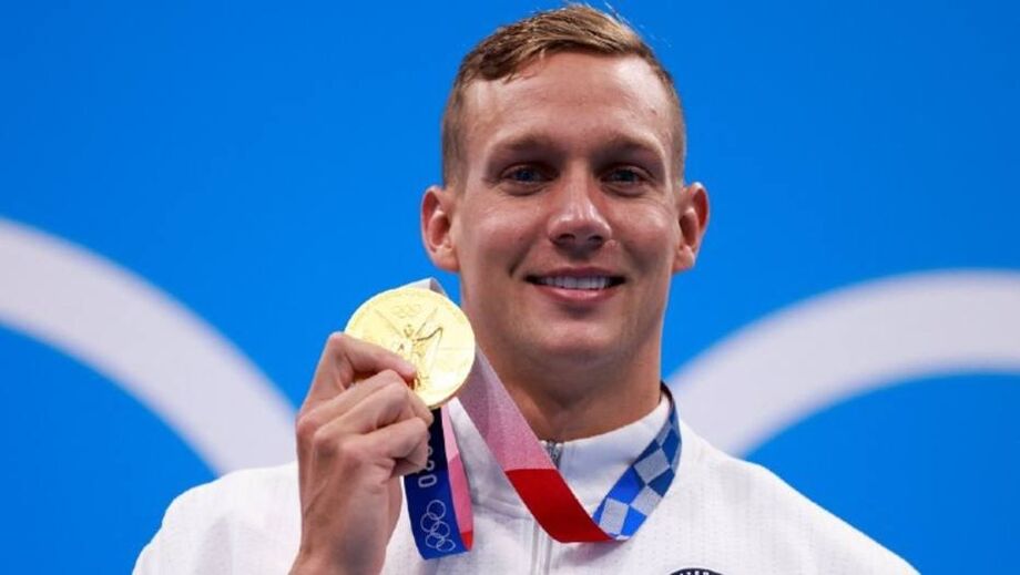 Caeleb Dressel conquistou o ouro nos 100m livre