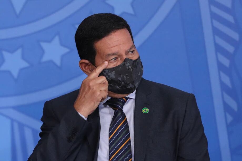 O vice-presidente, Hamilton Mourão