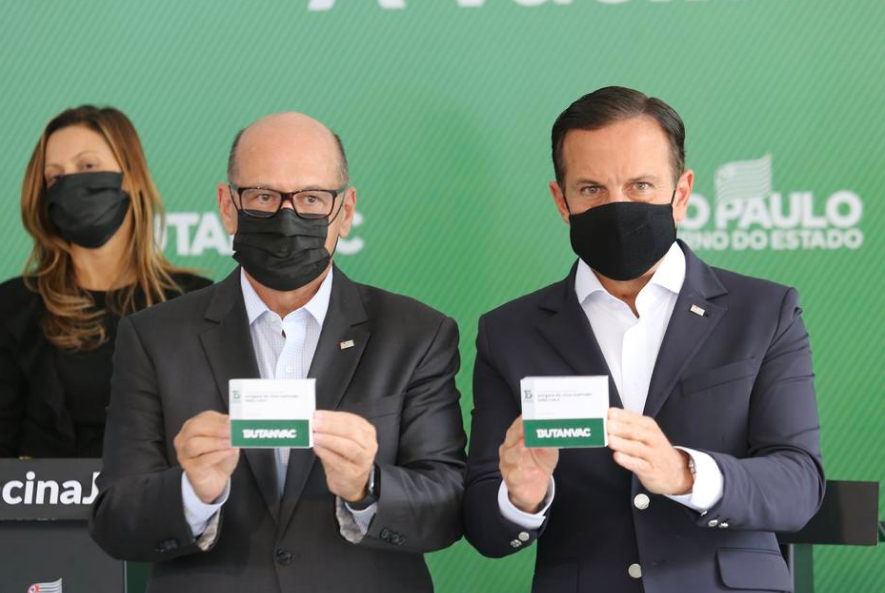 Inicialmente, em março, o governo João Doria (PSDB) previa iniciar a aplicação da Butanvac em julho