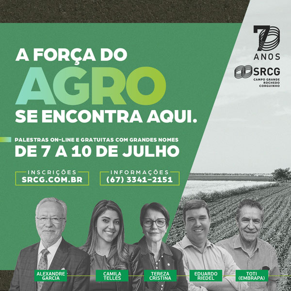 Para saber a programação completa e fazer a inscrição gratuita, os interessados devem acessar o www.srcg.com.br. As vagas são limitadas
