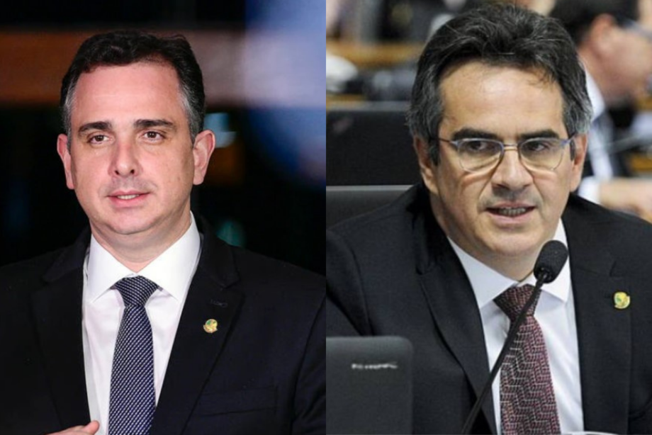 Respectivamente: o presidente do Senado, Rodrigo Pacheco (DEM-MG), e o senador Ciro Nogueira (PP-PI)
