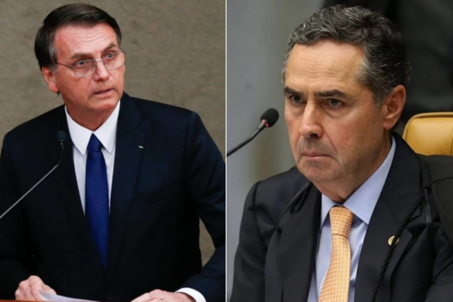 O presidente da República Jair Bolsonaro voltou a atacar o presidente do Tribunal Superior Eleitoral (TSE), Luís Roberto Barroso