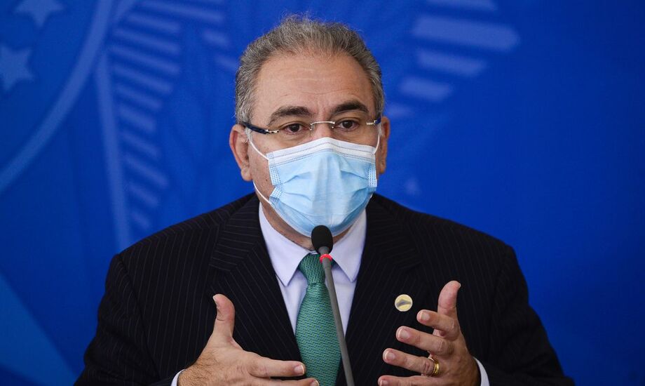 O Ministro da Saúde, Marcelo Queiroga