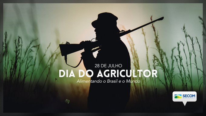 Secom usa imagem de homem com rifle para homenagear agricultores