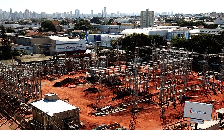 Obra da Subestação Jardim Progresso