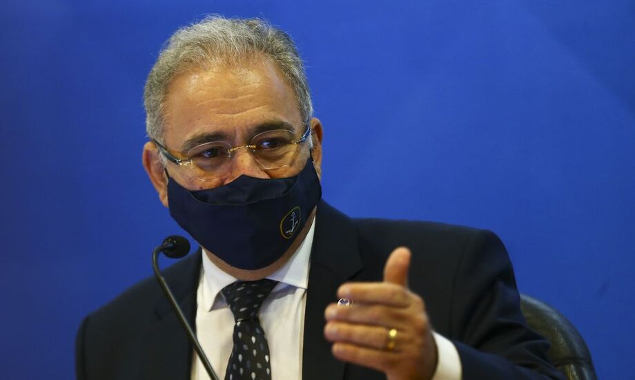 O ministro da Saúde, Marcelo Queiroga