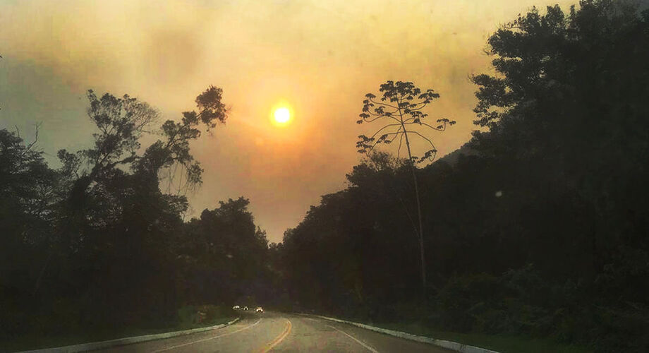 A seca vem causando danos ao meio ambiente