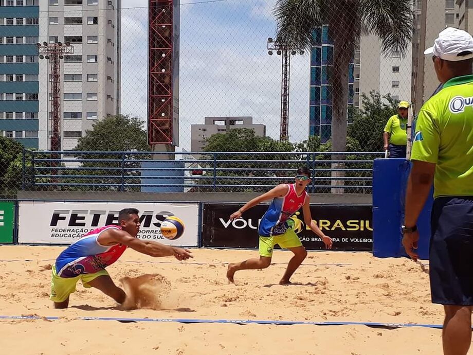 A dupla Jean e Fabrício representam Mato Grosso do Sul em jogos no Sergipe