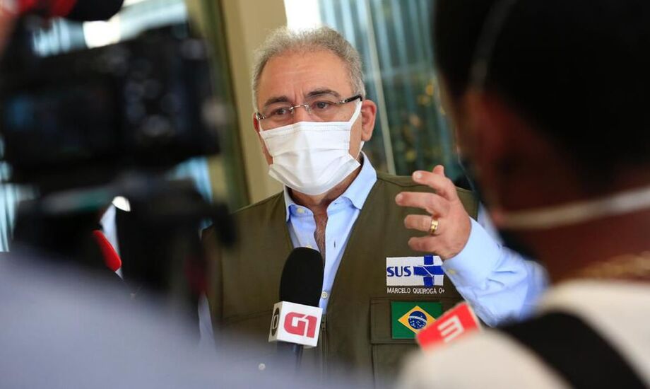 O ministro da Saúde, Marcelo Queiroga