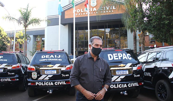 Governador anuncia mais 200 viaturas para polícias de MS; sensação de segurança, dizem policiais