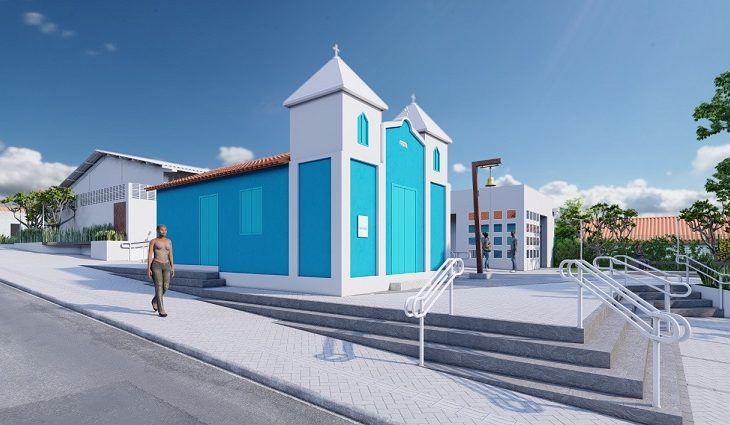 Projeto de restauração da Igreja da Comunidade Tia Eva foi entregue nesta sexta-feira
