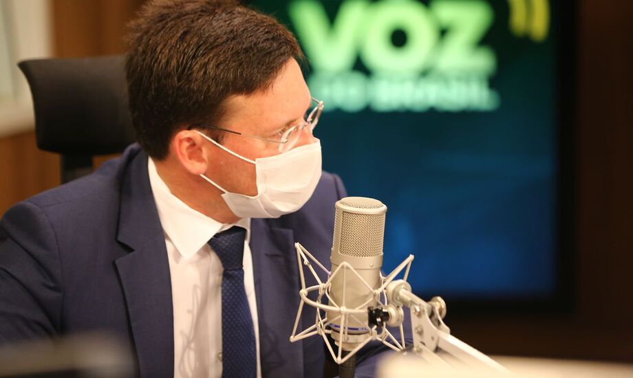 O ministro da Cidadania, João Roma