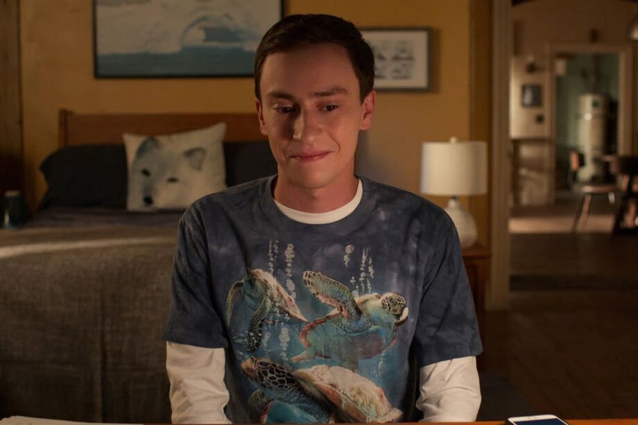 O ator Keir Gilchrist dá vida a Sam Gardner
