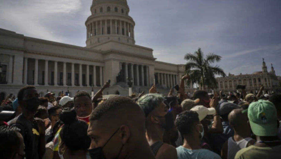 Cuba registrou, nesse domingo, 11, protestos de rua em várias cidades