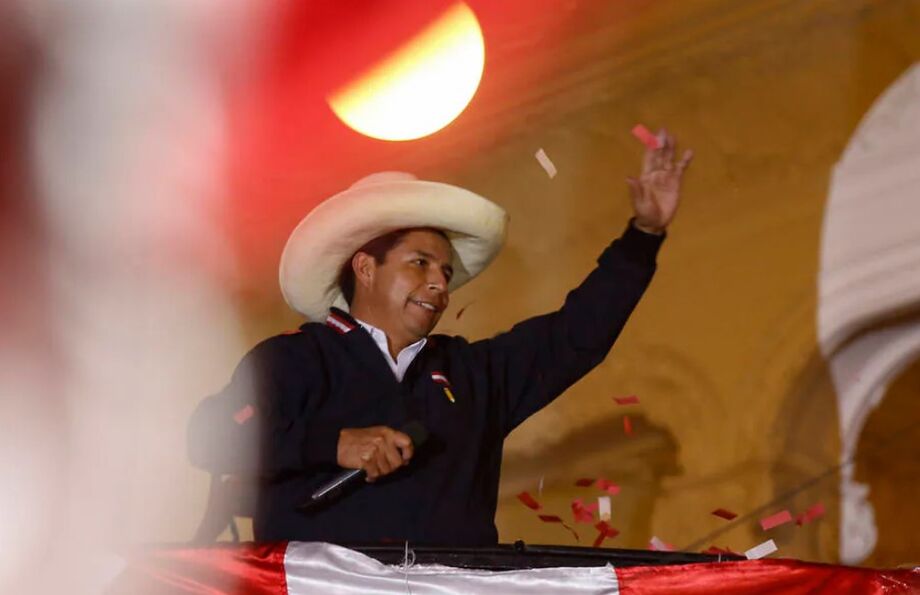 Presidente eleito do Peru, Pedro Castillo