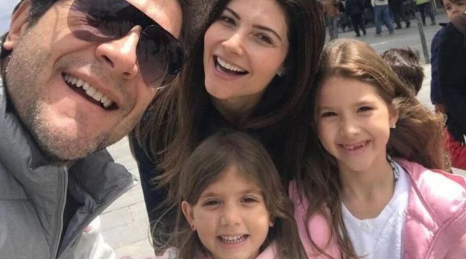 Daniel e Aline já são pais de Luíza e Lara