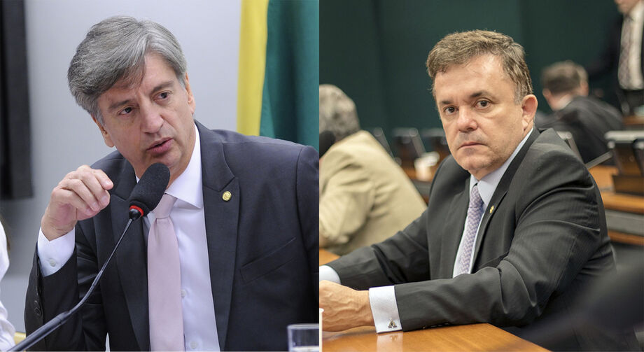 Os deputados federais, Dagoberto Nogueira (à esq.) e o Vander Loubet (à dir.)