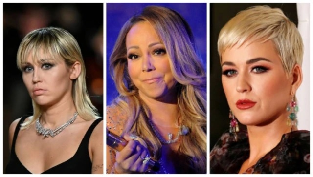 As cantoras Miley Cyrus, Mariah Carey e Katy Perry saem em defesa de Britney Spears