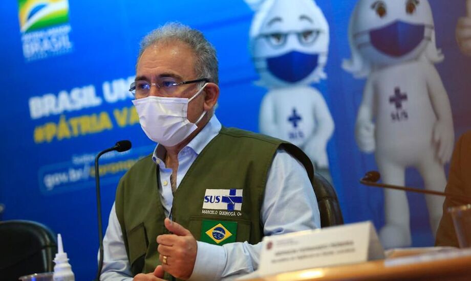 O ministro da Saúde, Marcelo Queiroga