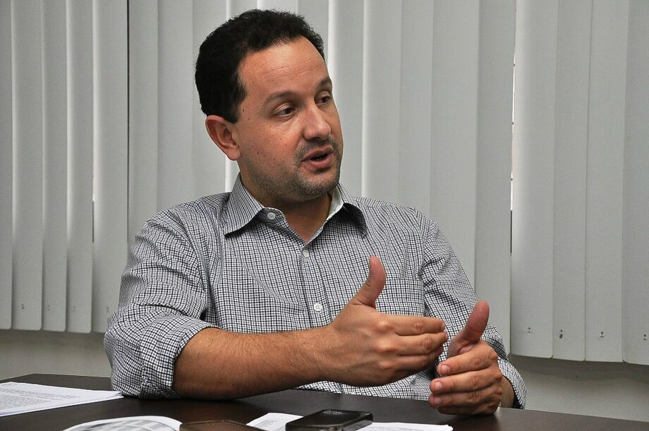 O diretor-presidente da Sanesul, Walter B. Carneiro Jr