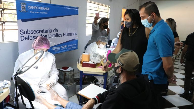 Em super ação de prevenção, SDHU leva podólogos à Comunidade Terapêutica