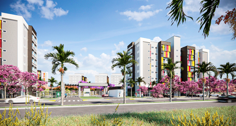 Modelo dos apartamentos sorteados