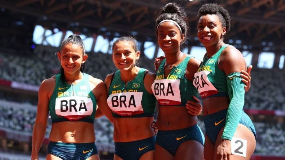 Bruna Farias, Ana Claudia Lemos, Vitoria Cristina Rosa e Rosangela Santos: time brasileiro do revezamento 4x100