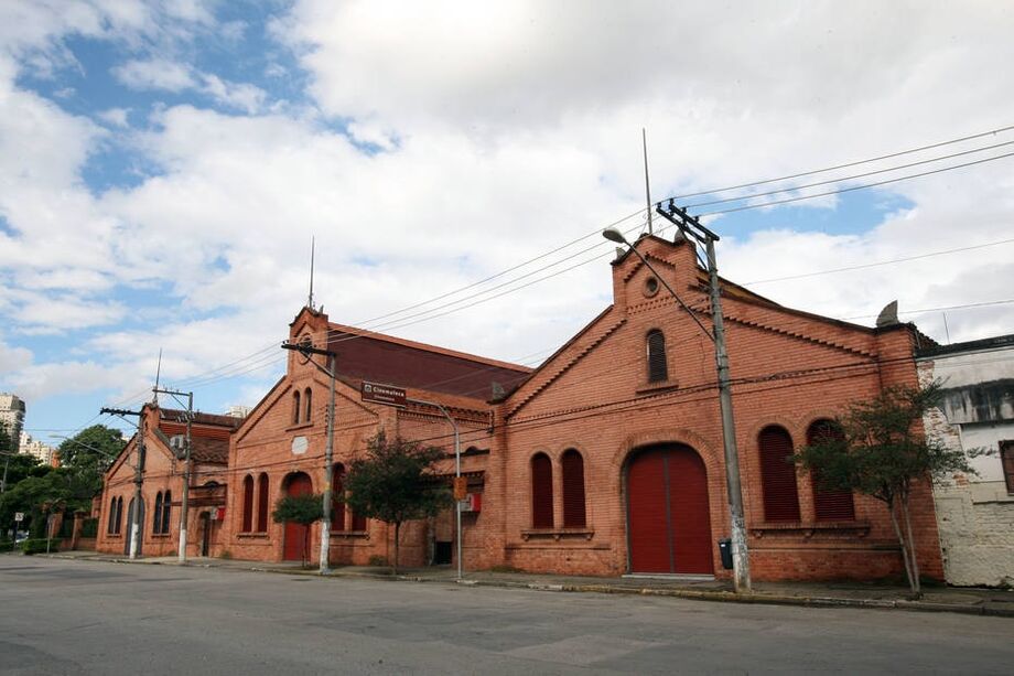 Fachada da Cinemateca Brasileira, na Vila Mariana