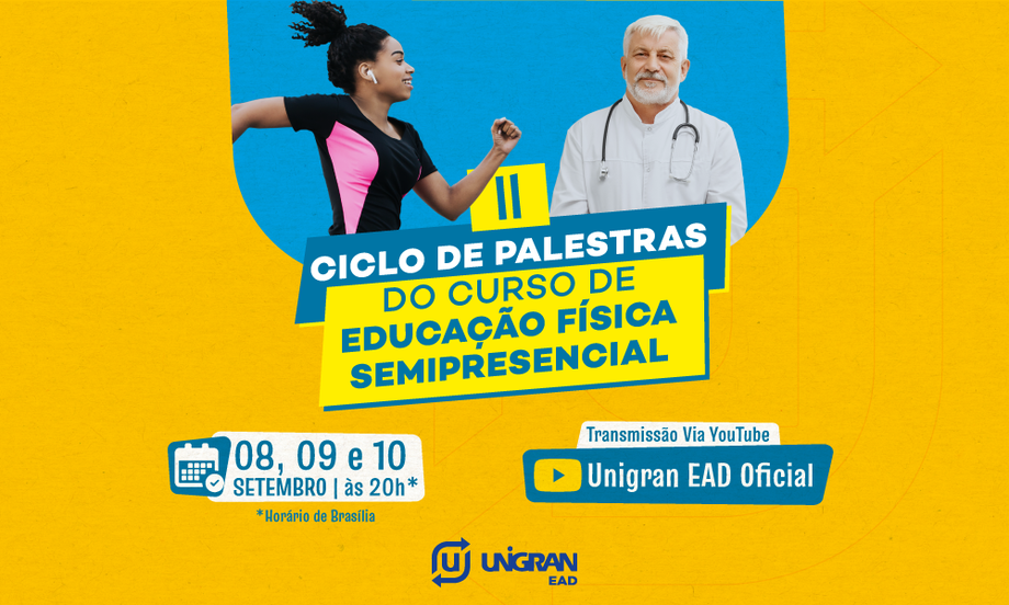 Ciclo de palestras será realizado de maneira virtual