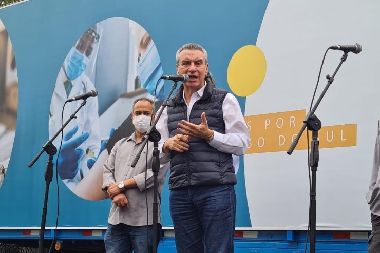 Deputado Paulo Corrêa, durante evento em Corumbá, enfatizou que a testagem em massa é uma forma inteligente de vencer a Covid-19