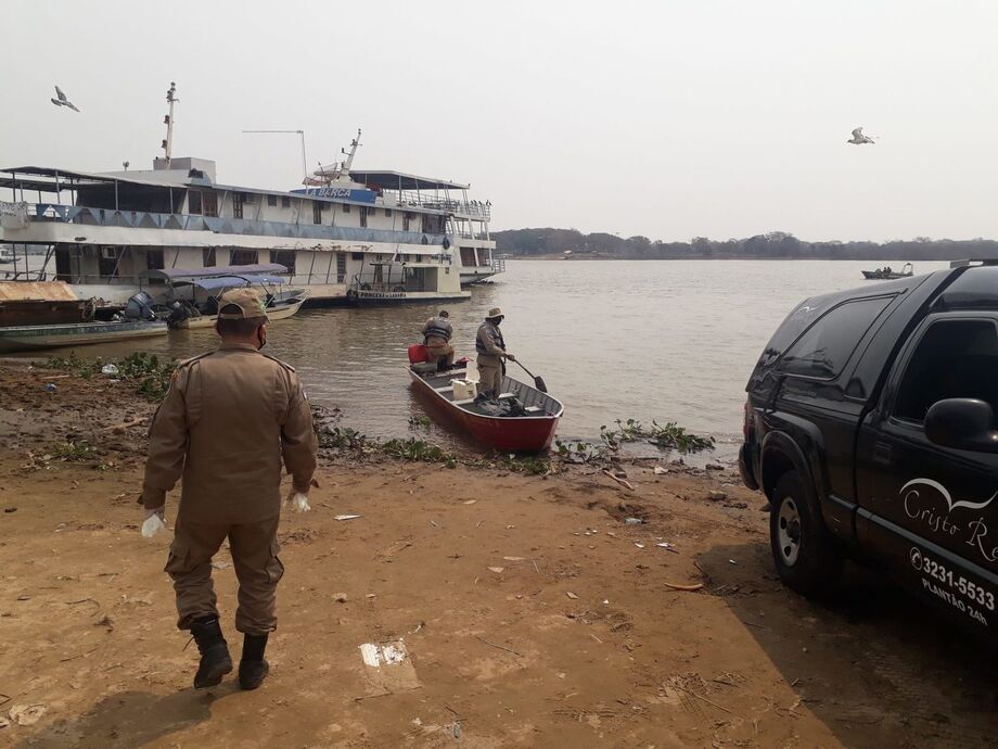 Encontrado corpo a margem do Rio Paraguai