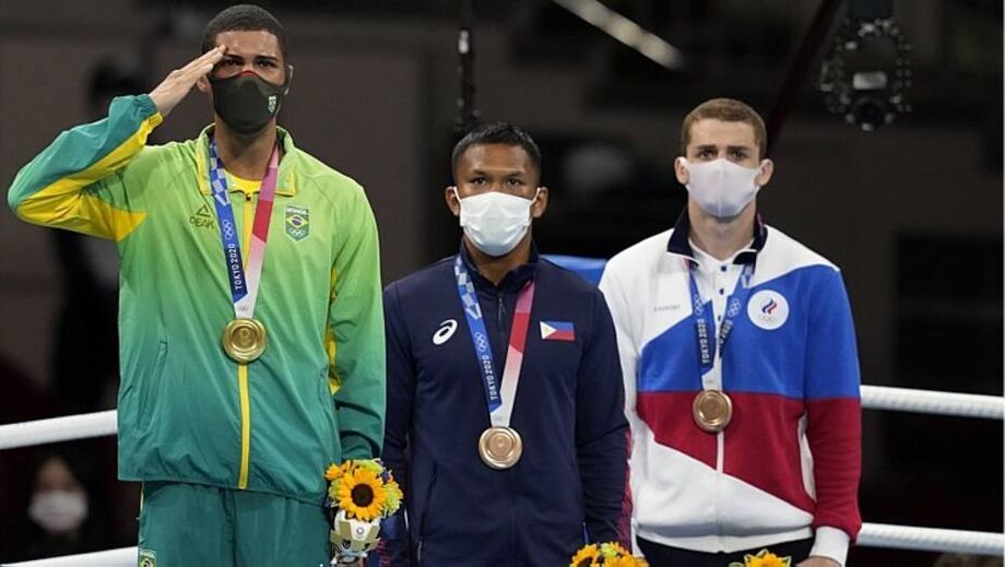 Hebert Conceição conquistou a medalha de ouro no boxe